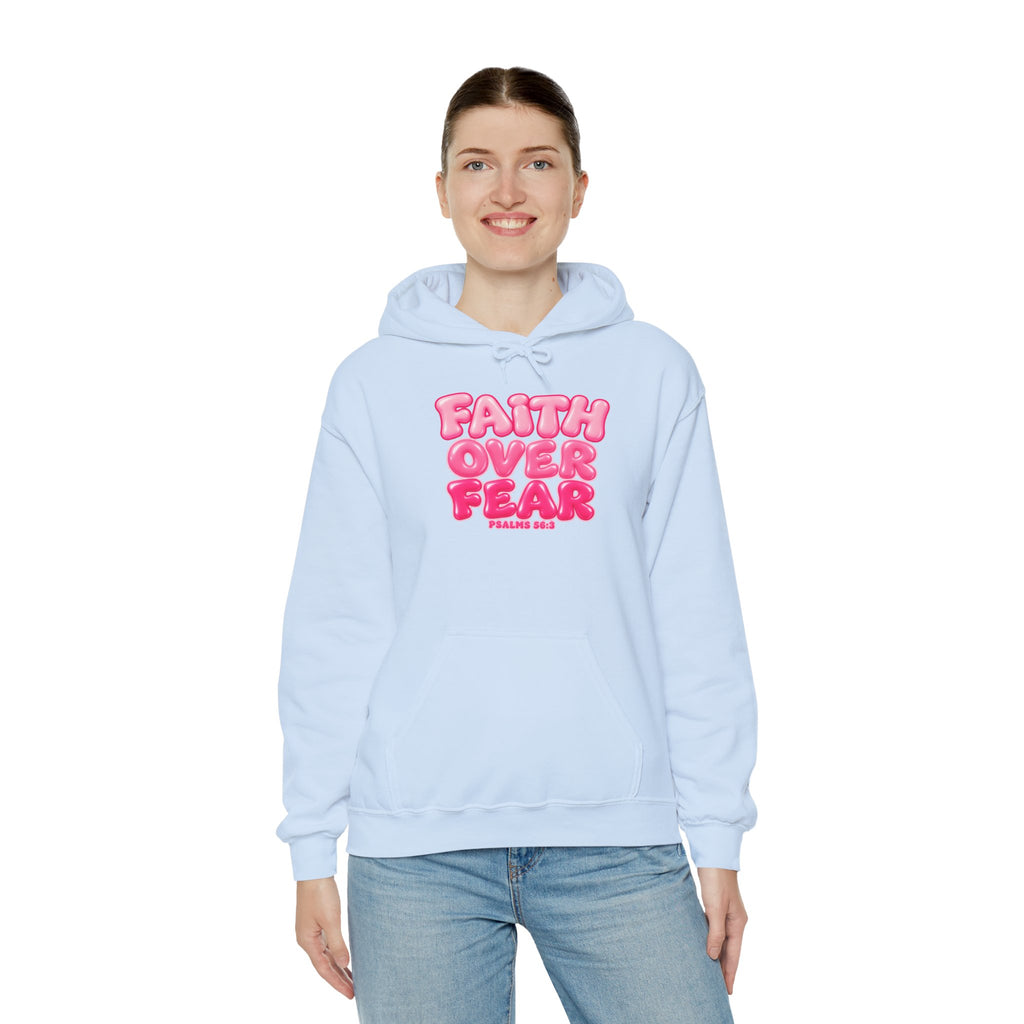 Faith Over Fear Inspirational Hoodie
