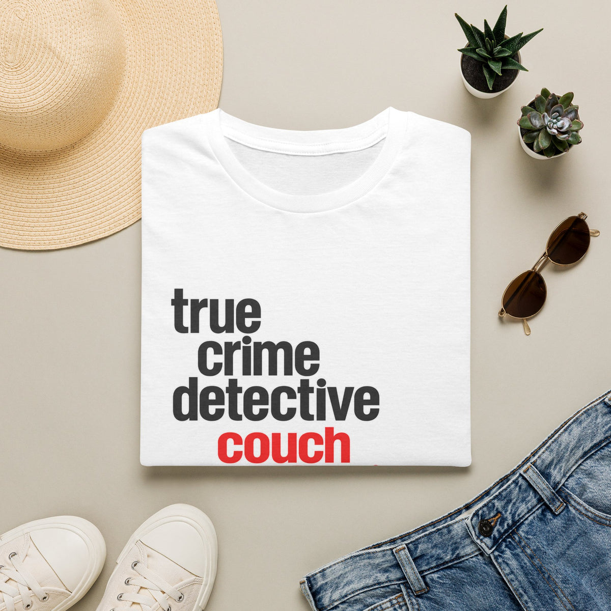 True Crime Detective Couch Division T-Shirt