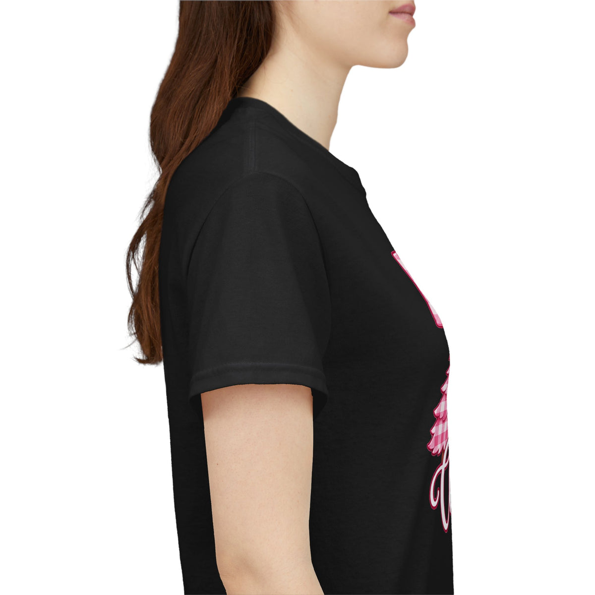 Merry Christmas Pink Christmas Tree T-Shirt
