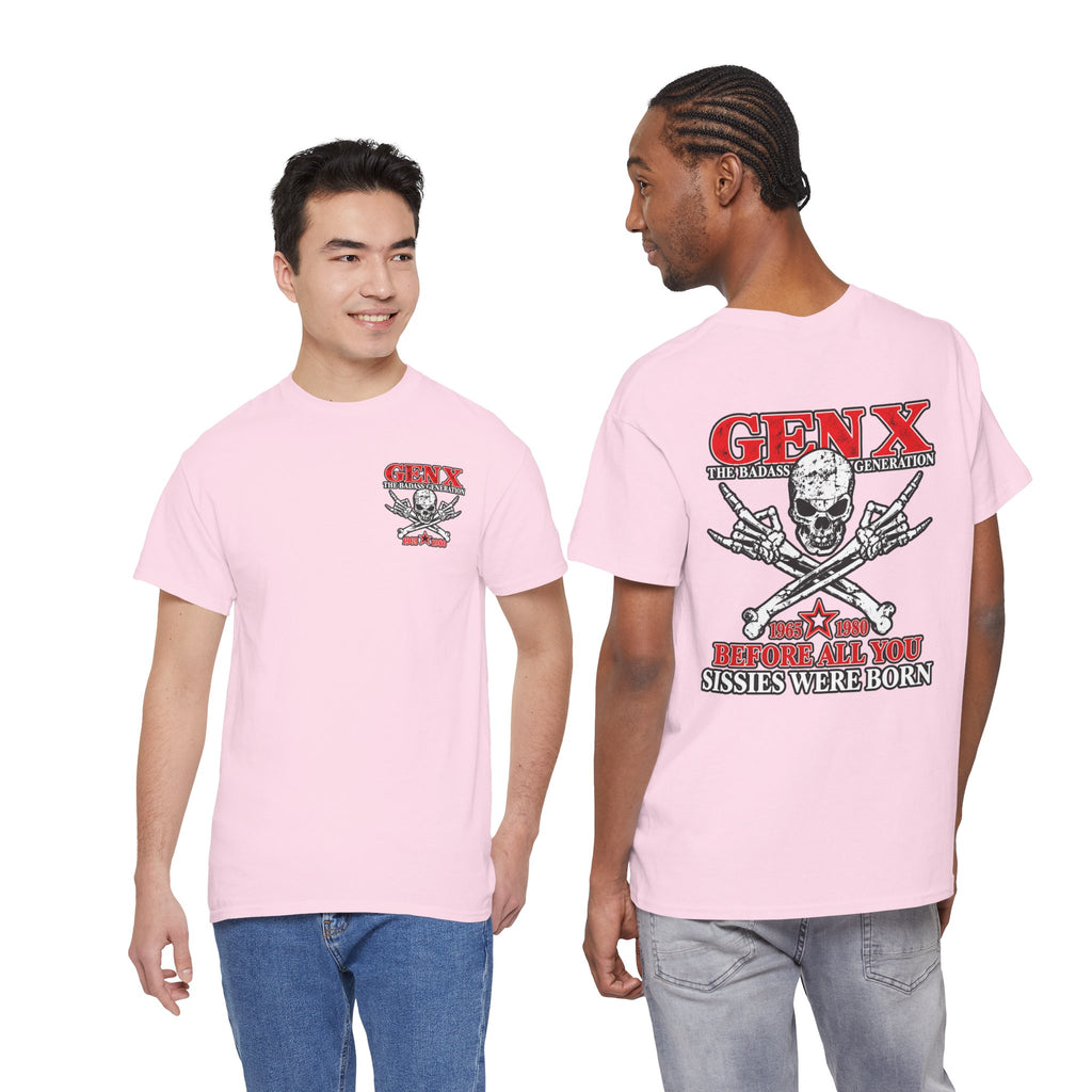 Gen X T‑Shirt — "The Badass Generation" Skull & Crossbones Retro Tee