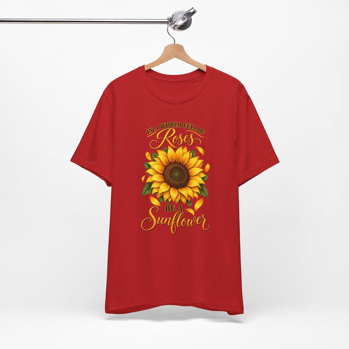 Be a Sunflower T-Shirt | Inspirational Floral Graphic