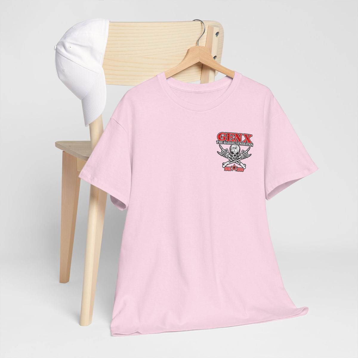 Gen X T‑Shirt — "The Badass Generation" Skull & Crossbones Retro Tee