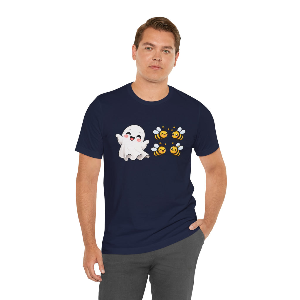 Boo & Bees Halloween Tee – Cute Ghost & Bee Shirt | Spooky Season Must-Have