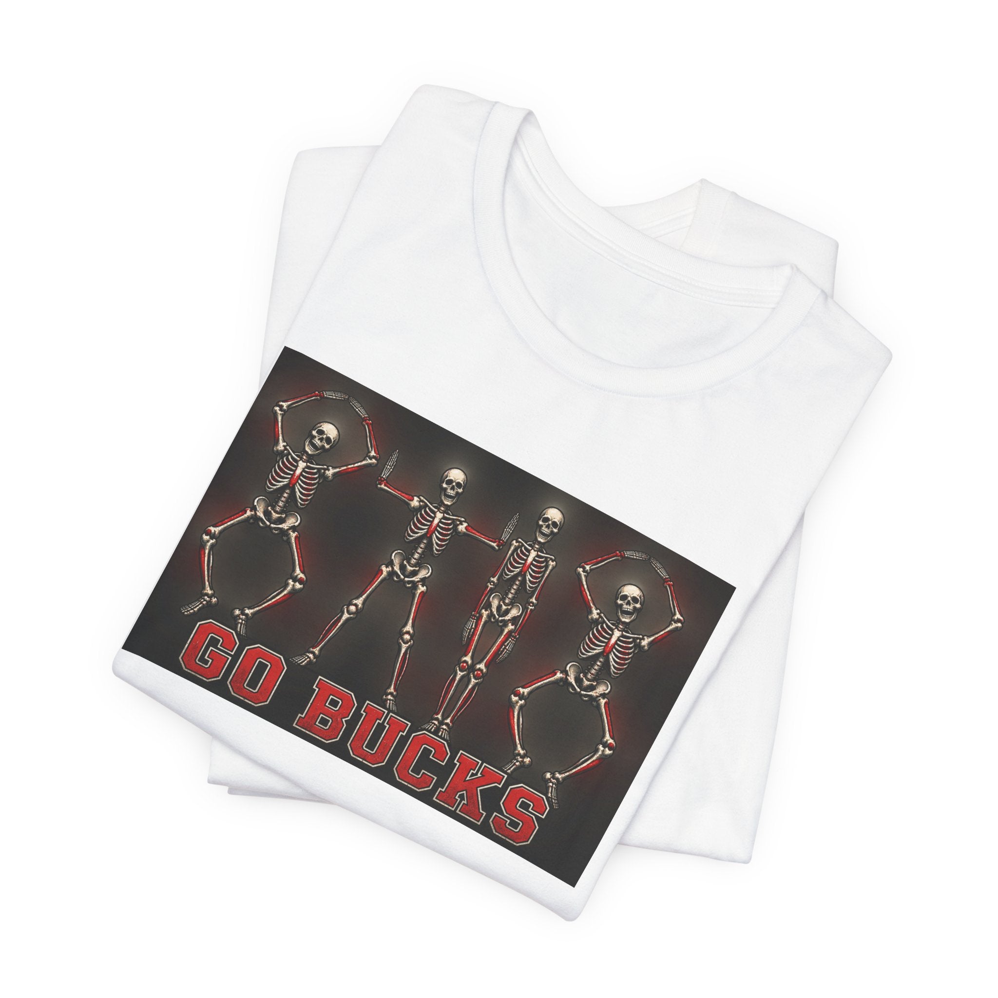 Go Bucks T-Shirt — Dancing Skeletons College Game Day Tee