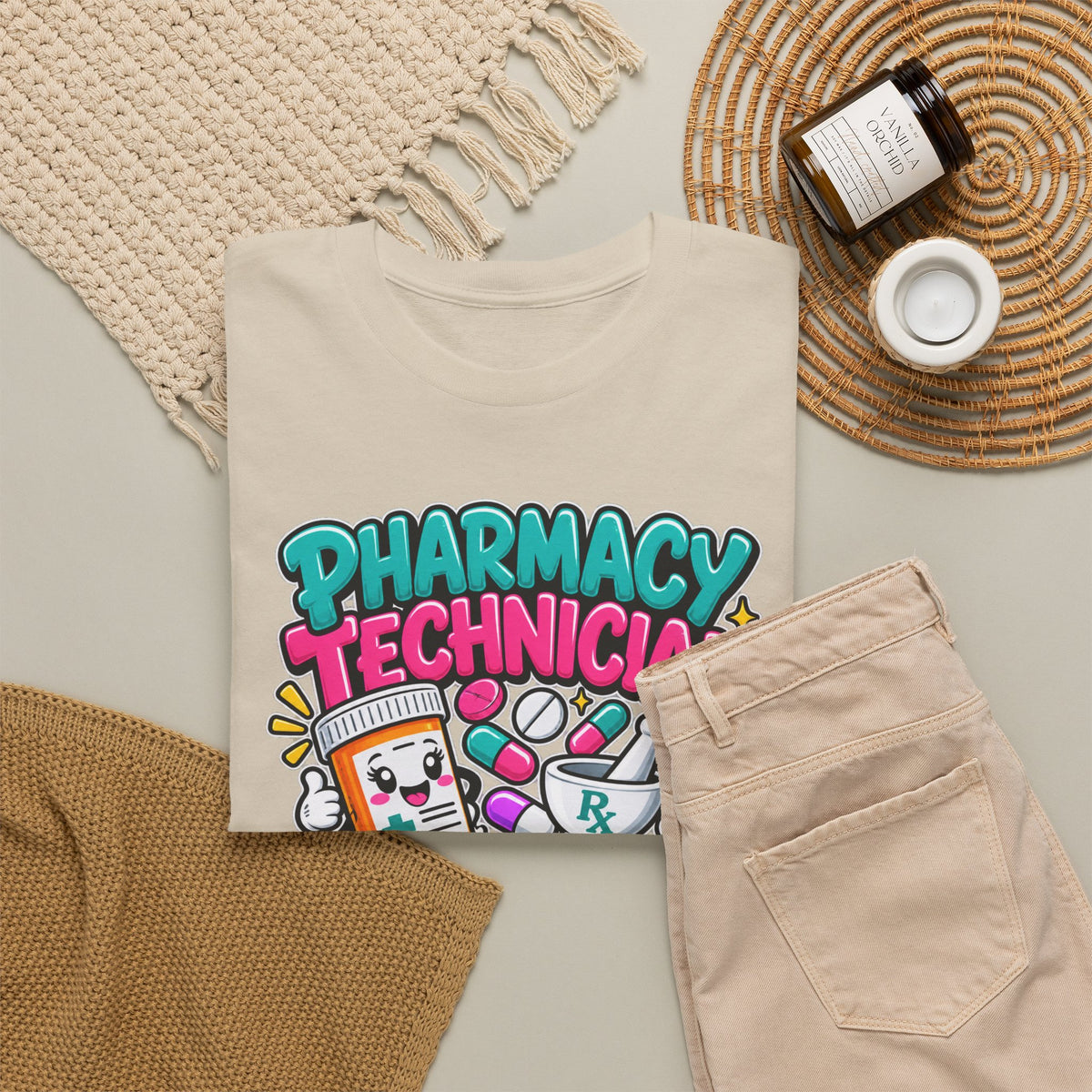Pharmacy Technician T‑Shirt — "Slinging Pills to Pay the Bills" Graphic Tee