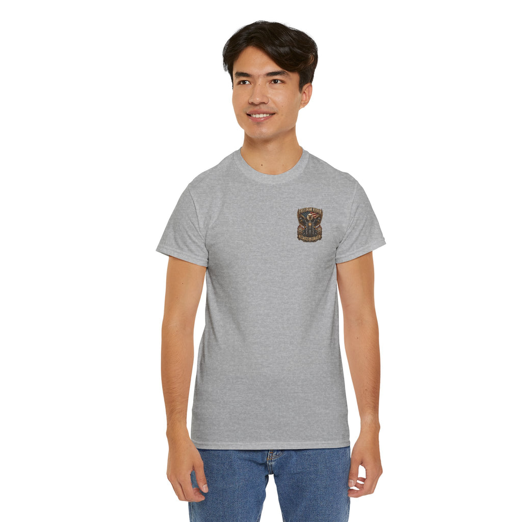 Freedom Rider Motorcycle T‑Shirt — Born to Roam Vintage Biker Tee