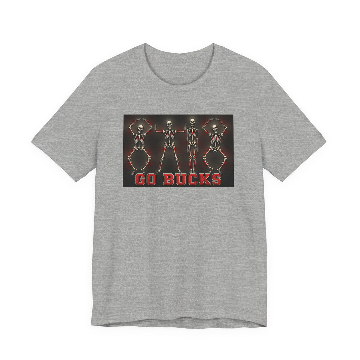 Go Bucks T-Shirt — Dancing Skeletons College Game Day Tee
