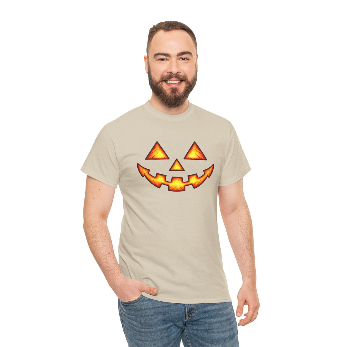 Halloween Jack-O'-Lantern Happy T-Shirt