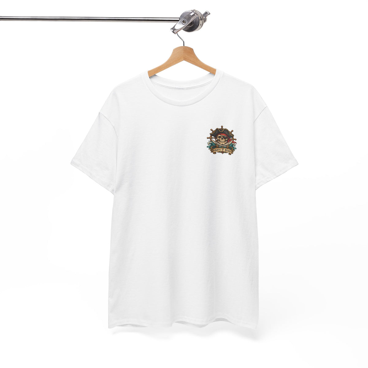 Pirate Skull Tee — "I Was a Pirate" Nautical Skull, Water • Alcohol • Booty • Boats Graphic T‑Shirt