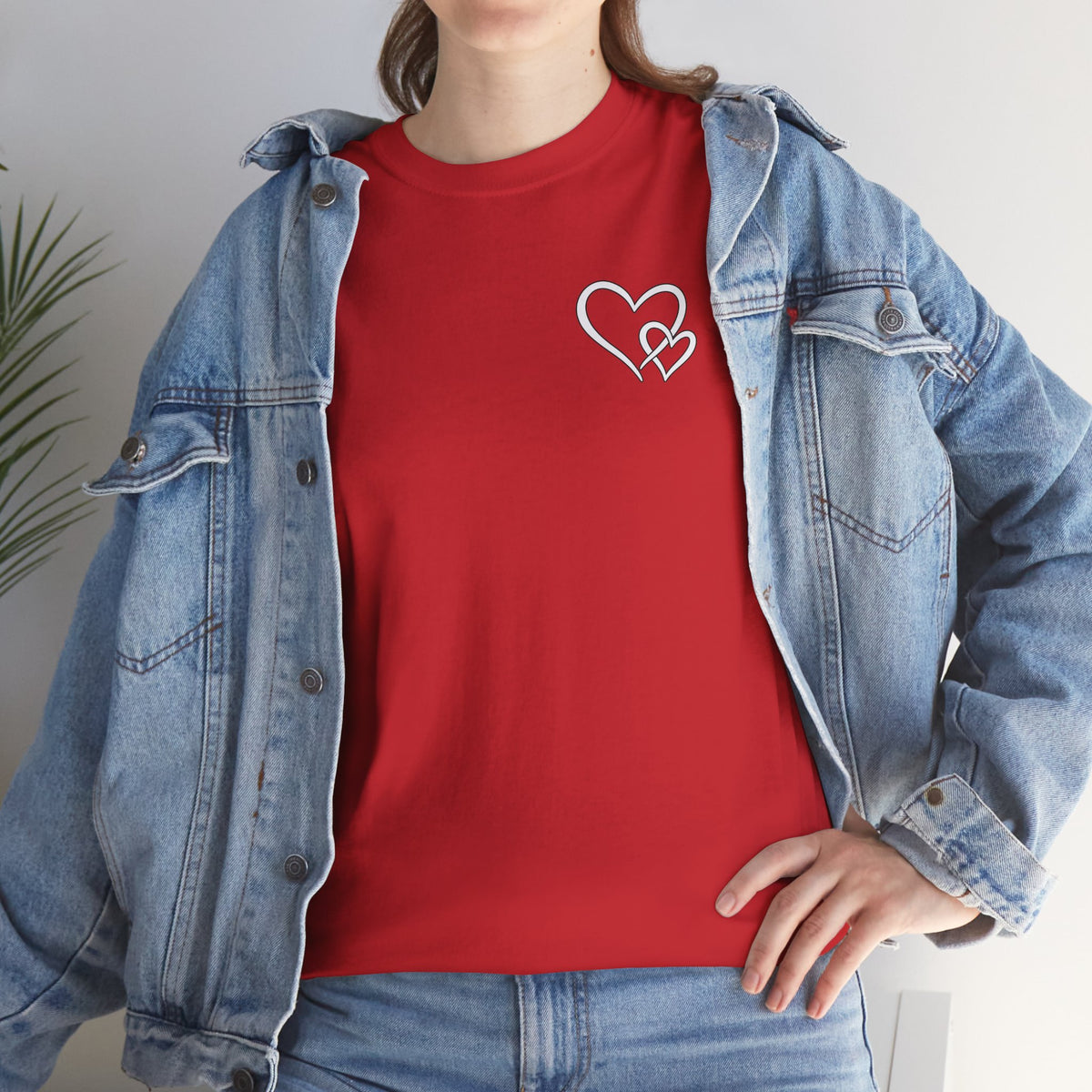 Inspirational Heart T-Shirt – "To the Person Behind Me: You Are Amazing, Beautiful and Enough" Motivational Tee