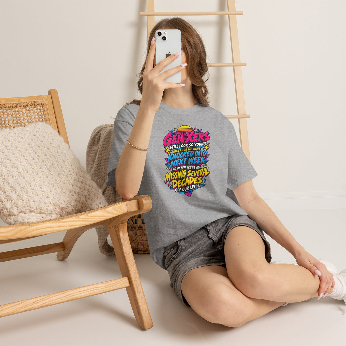 Gen Xers Retro Graphic Tee — “Still Look So Young… Missing Several Decades”