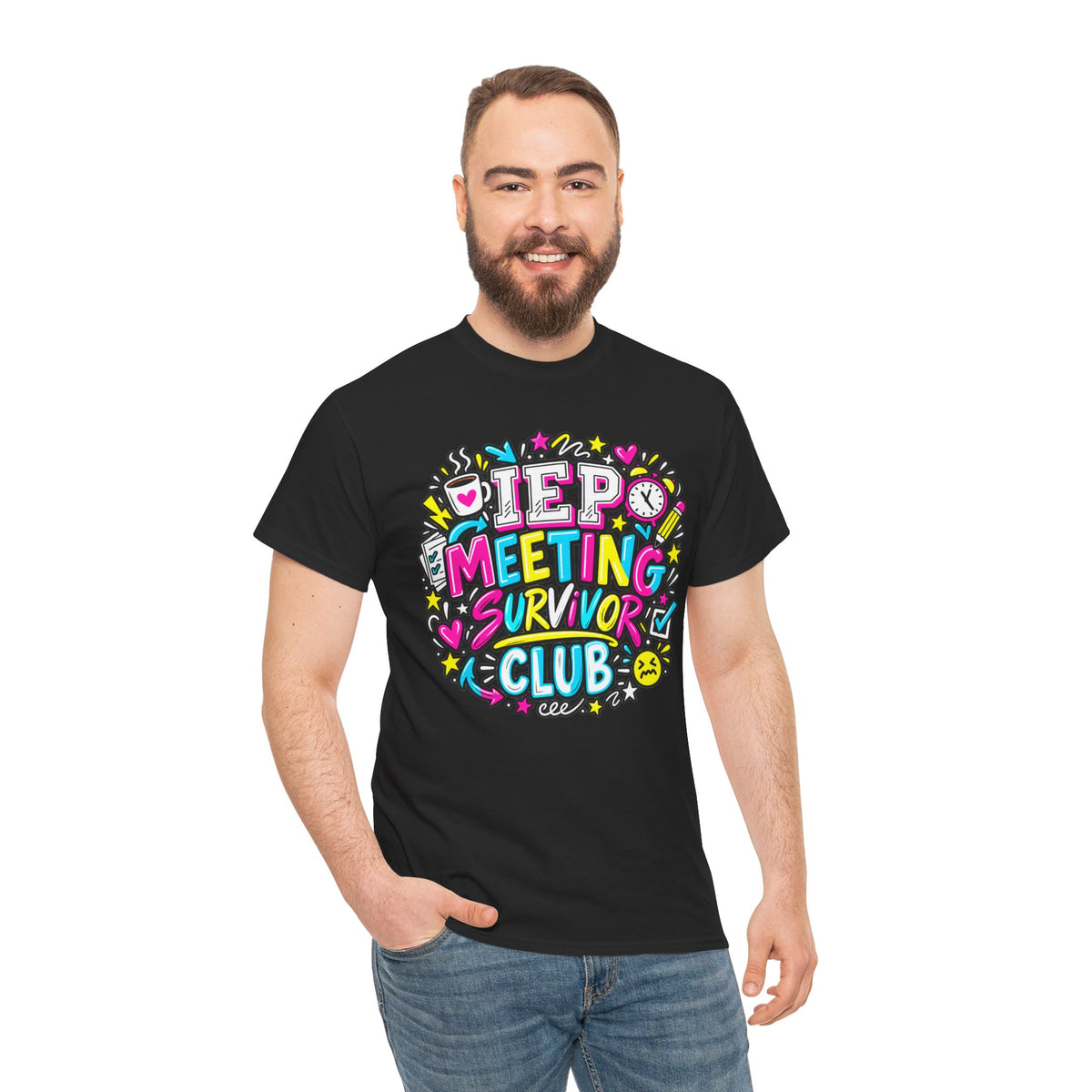 Video Meeting Survivor Club T-Shirt — Funny Remote Work Tee
