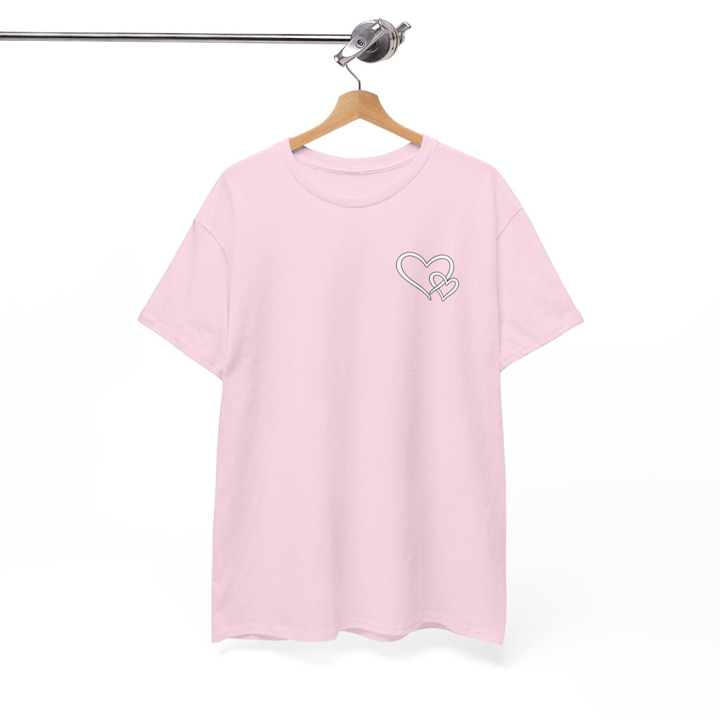 Inspirational Heart T-Shirt – "To the Person Behind Me: You Are Amazing, Beautiful and Enough" Motivational Tee