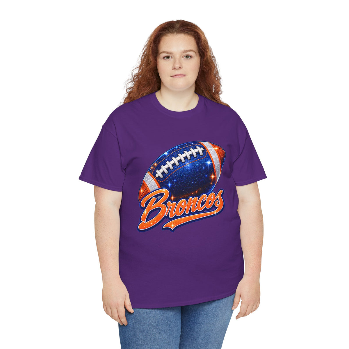 Broncos Football T-Shirt — Galaxy Football Graphic Tee