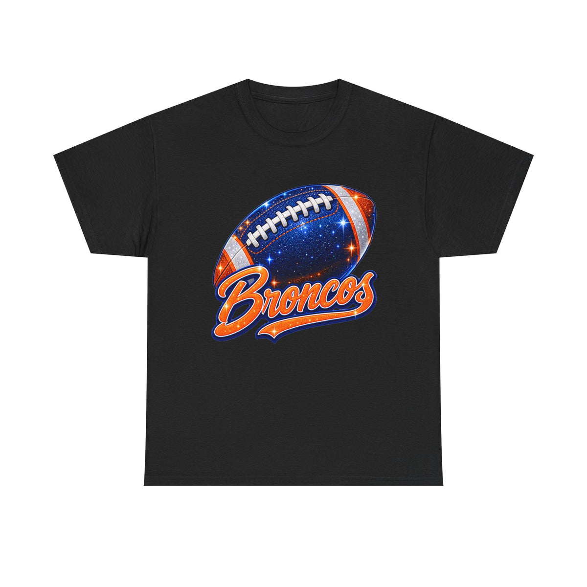 Broncos Football T-Shirt — Galaxy Football Graphic Tee