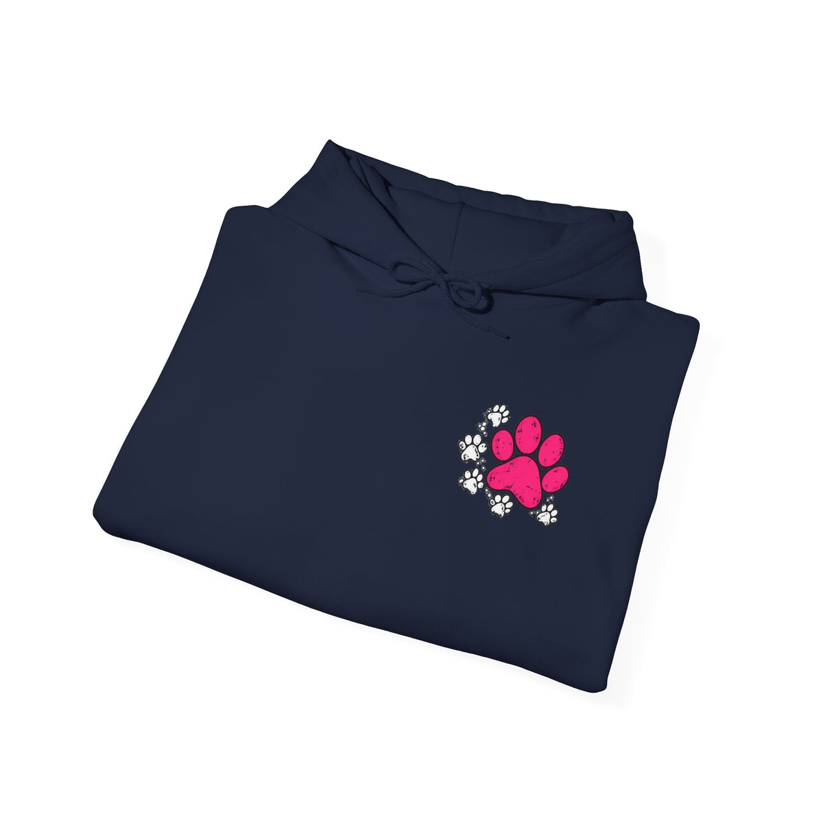 My Shadow Has Four Legs and a Tail Paw Print Hoodie
