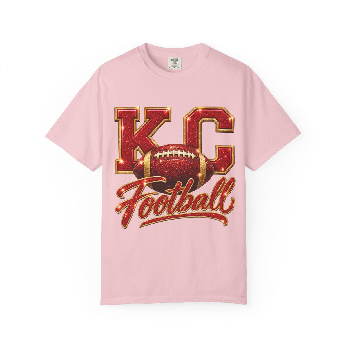 KC Football T-Shirt — Vintage Marquee Logo Tee for Kansas City Fans