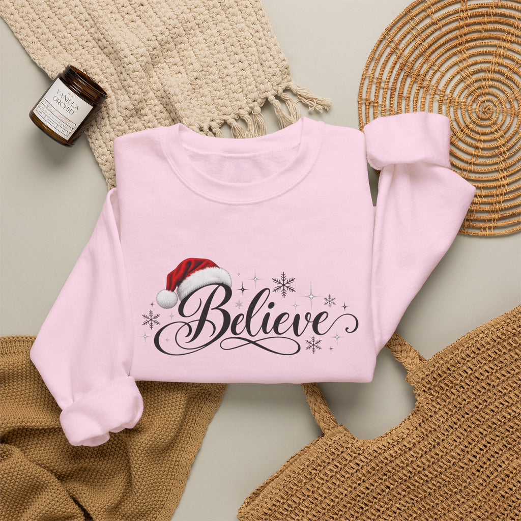 Believe Christmas Crewneck Sweatshirt