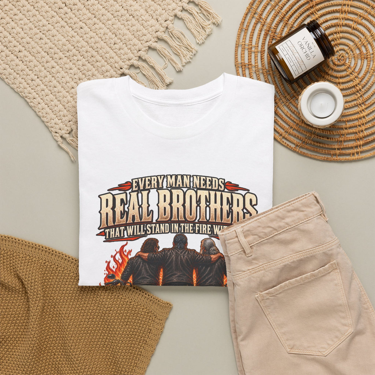 Real Brothers Graphic T-Shirt – Brotherhood and Strength