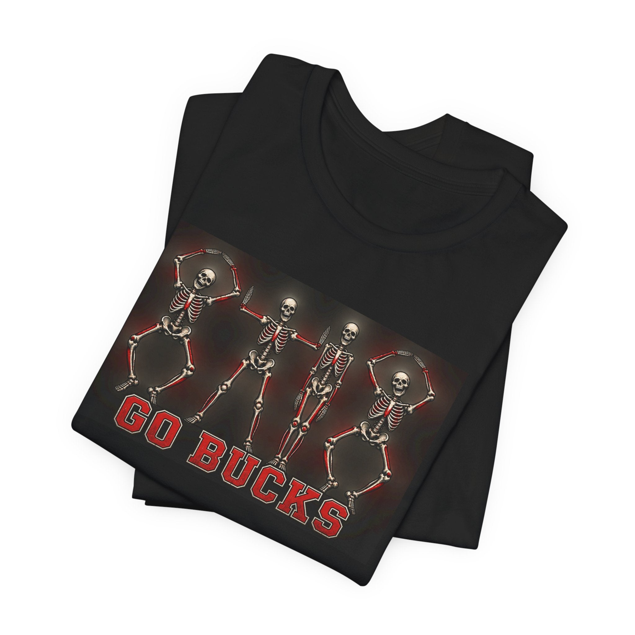 Go Bucks T-Shirt — Dancing Skeletons College Game Day Tee