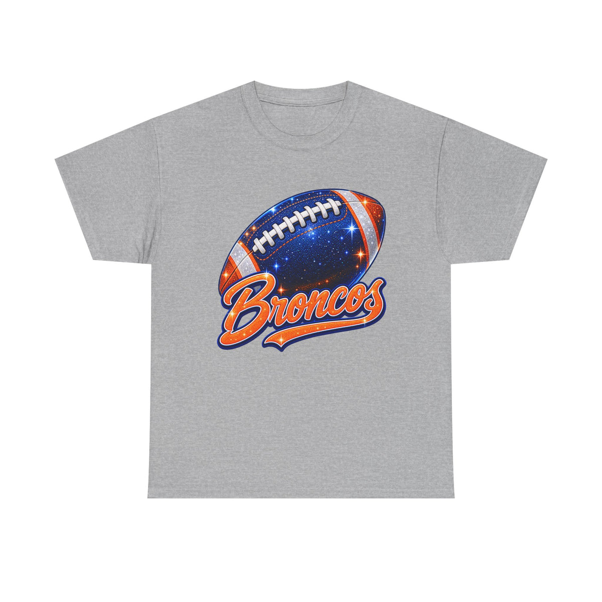 Broncos Football T-Shirt — Galaxy Football Graphic Tee