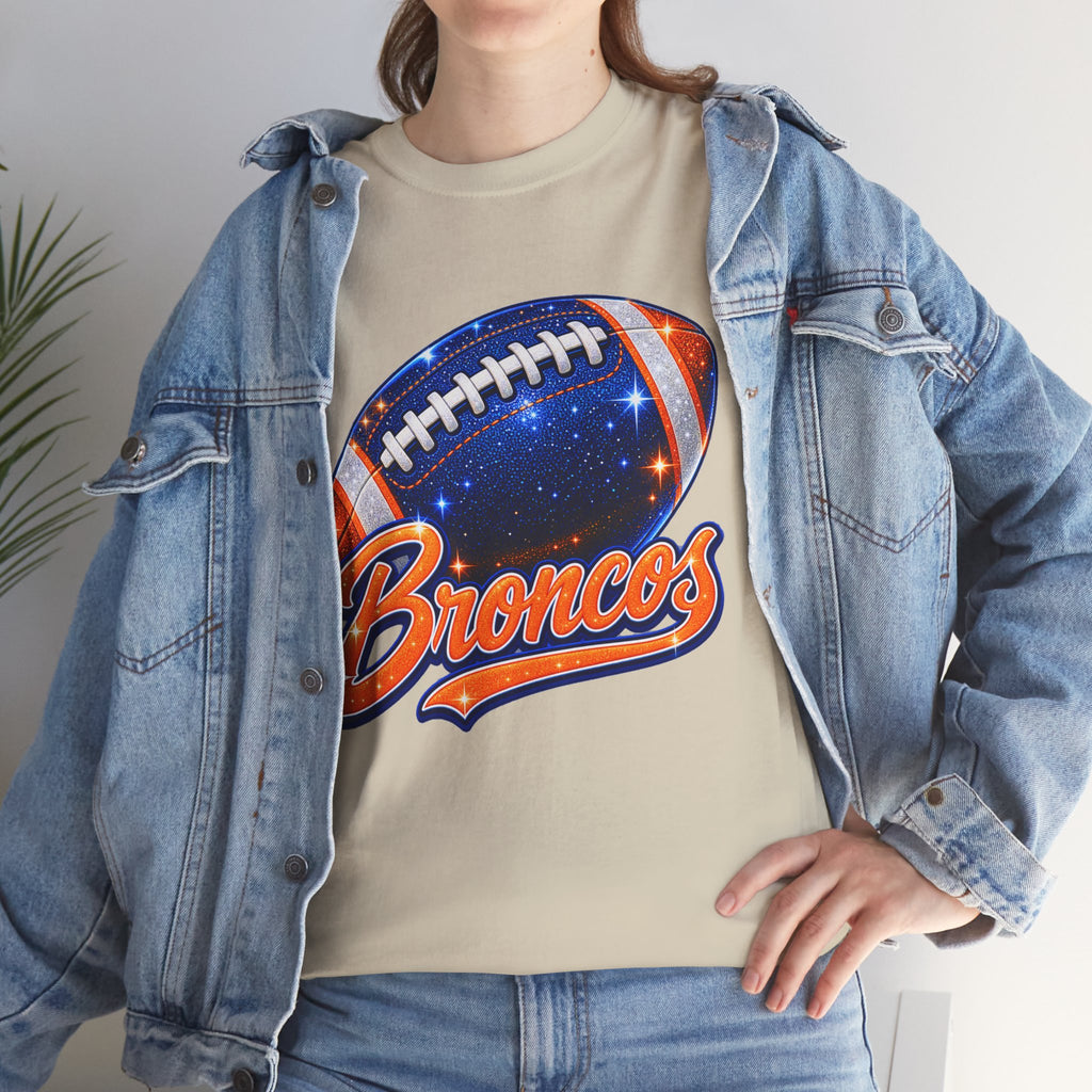 Broncos Football T-Shirt — Galaxy Football Graphic Tee