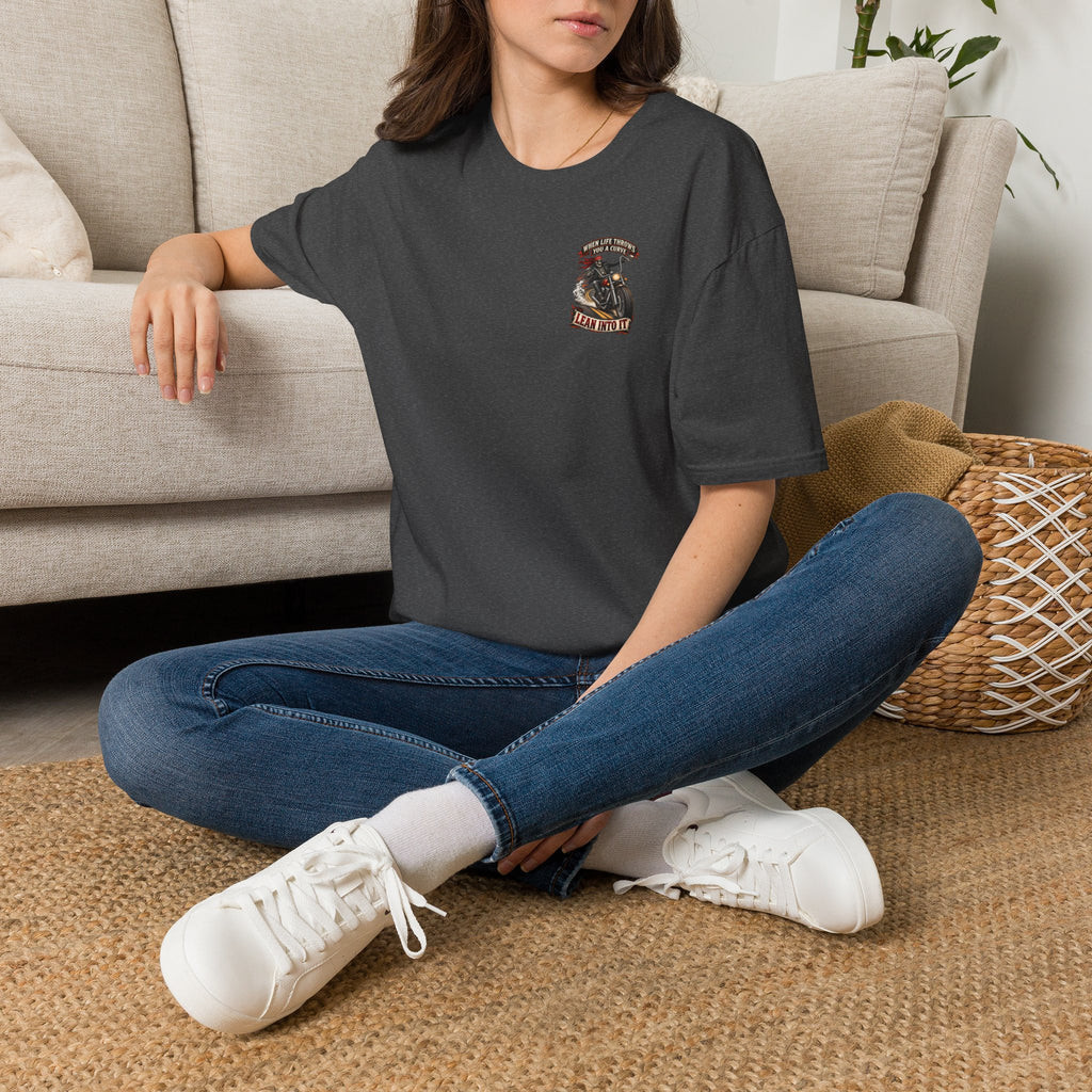 Motorcycle Rider Skull Tee — Born to Ride Graphic T-Shirt