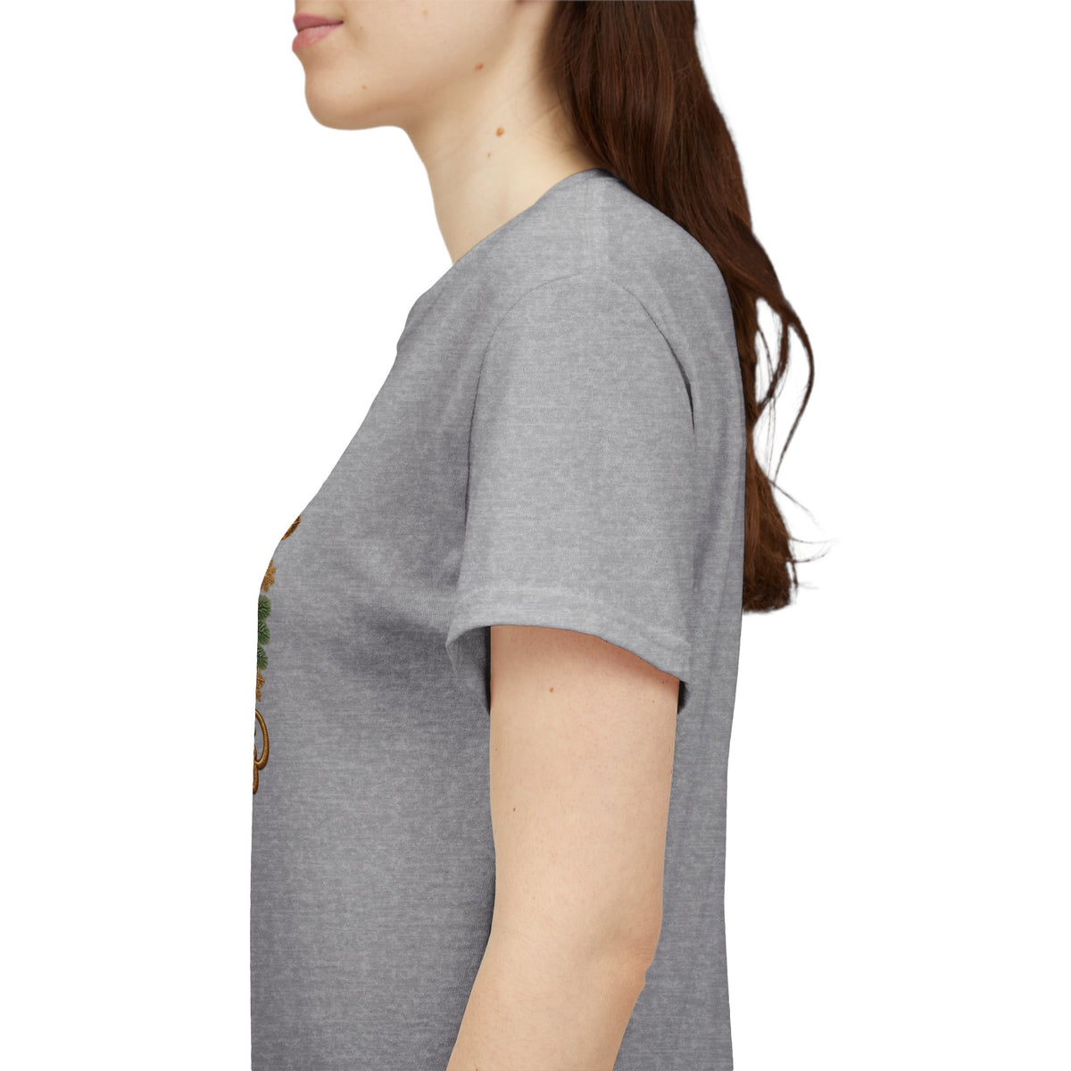 Merry Christmas Paw Prints Holiday Graphic Tee