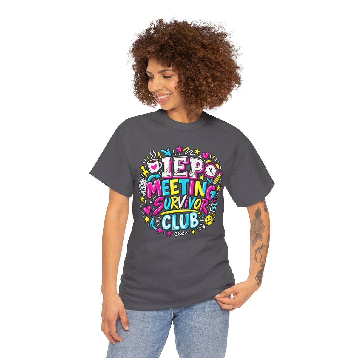 Video Meeting Survivor Club T-Shirt — Funny Remote Work Tee