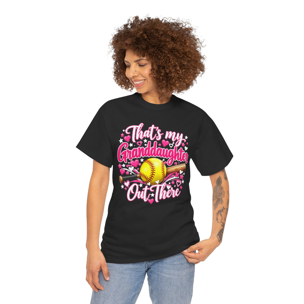 That’s My Granddaughter Out There Softball Grandma T-Shirt