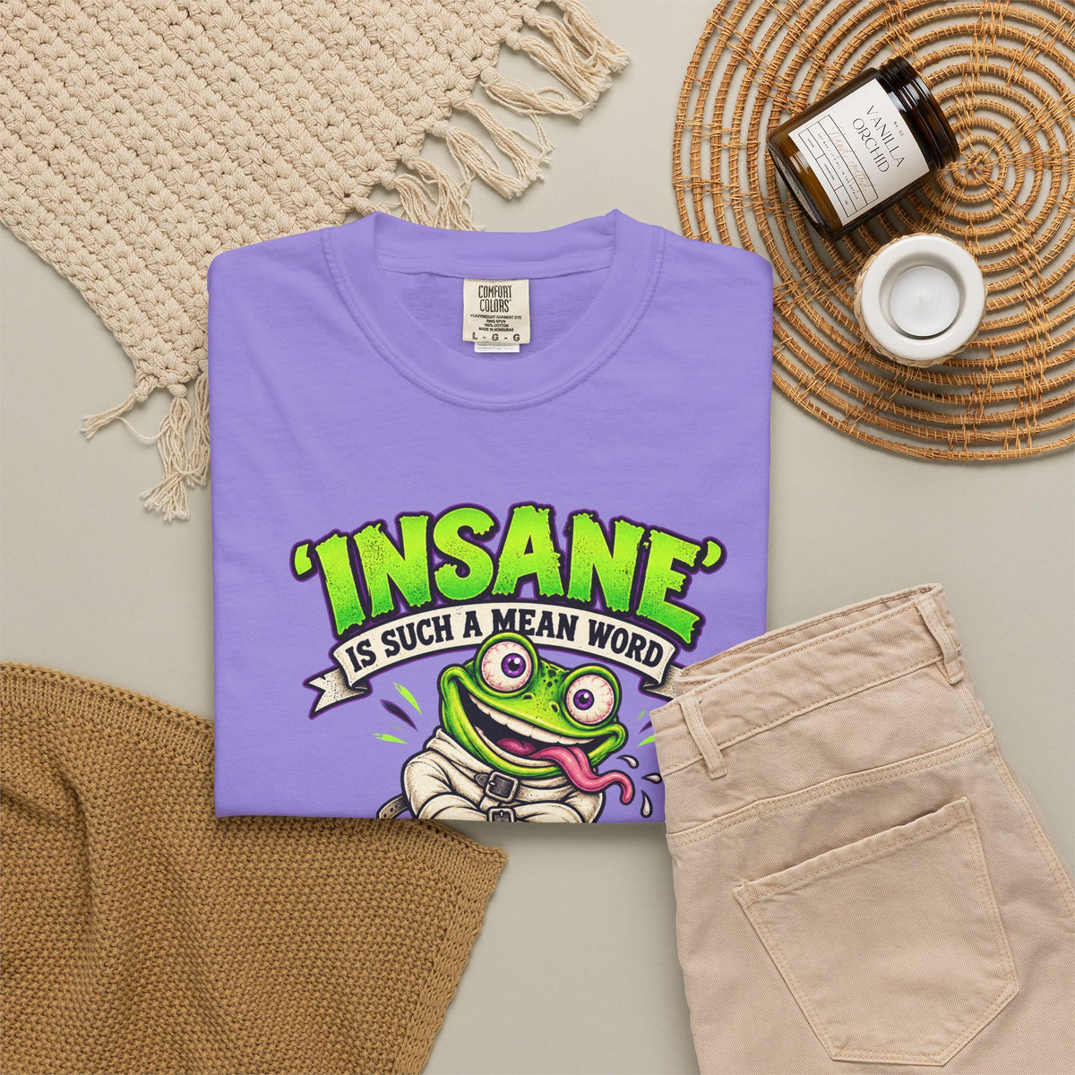 Insane? I Prefer Mentally Creative — Graphic T-Shirt