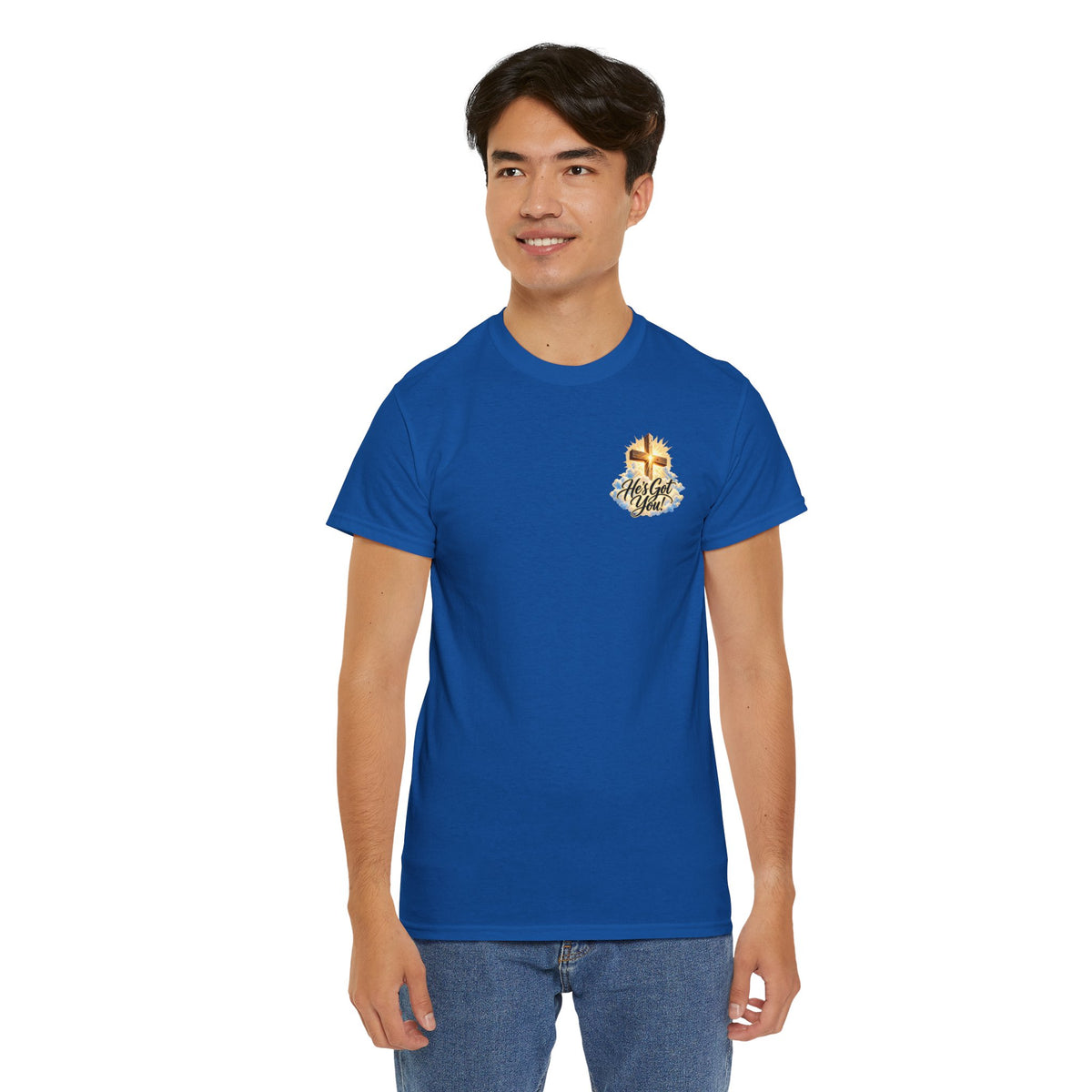 Don't Overthink It He's Got You Tee — Christian Cross Inspirational T‑Shirt