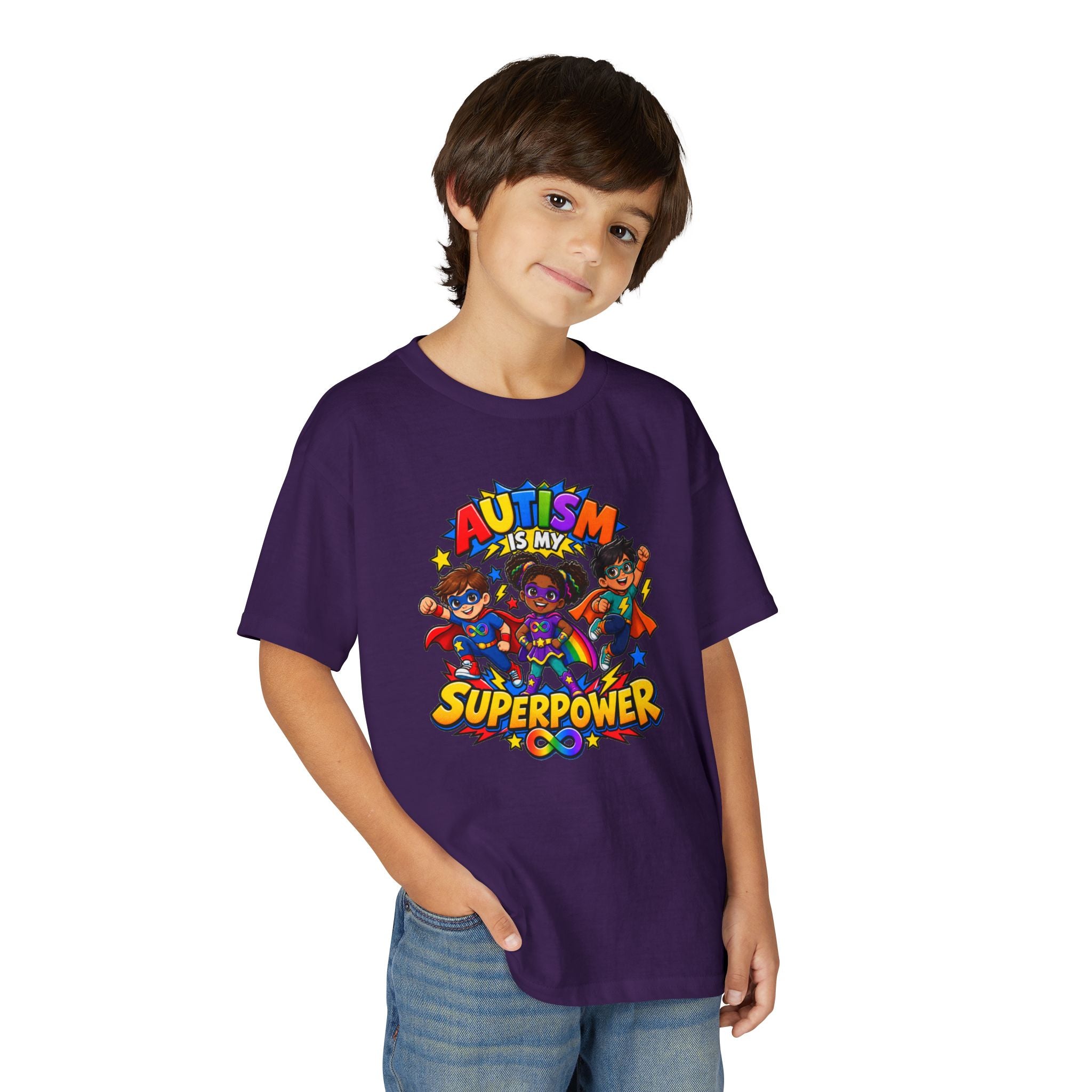 Autism Is My Superpower Youth T-Shirt