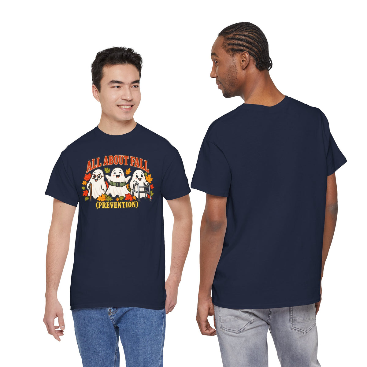 All About Fall (Prevention) Ghost Tee — Cute Halloween Autumn T-Shirt