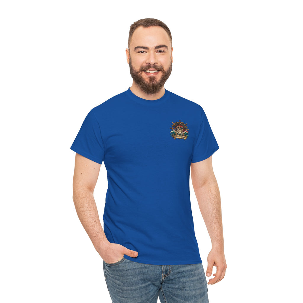 Pirate Skull Tee — "I Was a Pirate" Nautical Skull, Water • Alcohol • Booty • Boats Graphic T‑Shirt