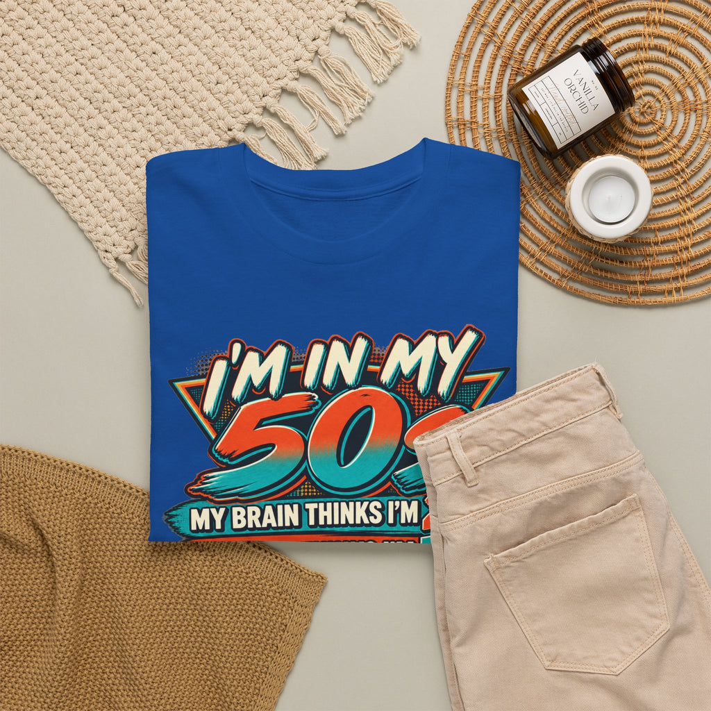 Retro 50s Birthday T‑Shirt — "I'm in My 50s" 80s Playlist Cassette Tee