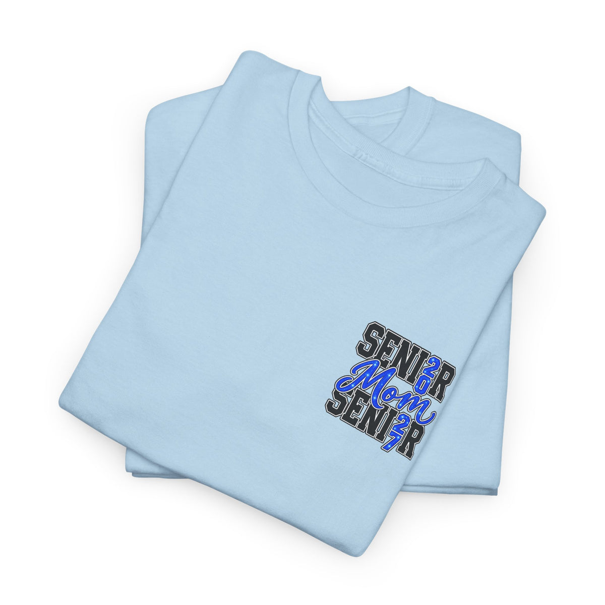 Senior Mom 2027 T-Shirt — Back Print Proud Senior Parent Tee