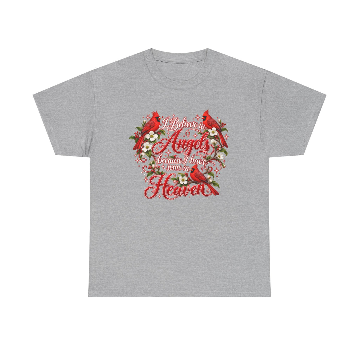 Angels from Heaven Cardinal Christmas T-Shirt
