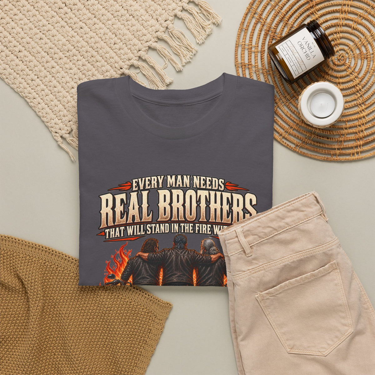 Real Brothers Graphic T-Shirt – Brotherhood and Strength