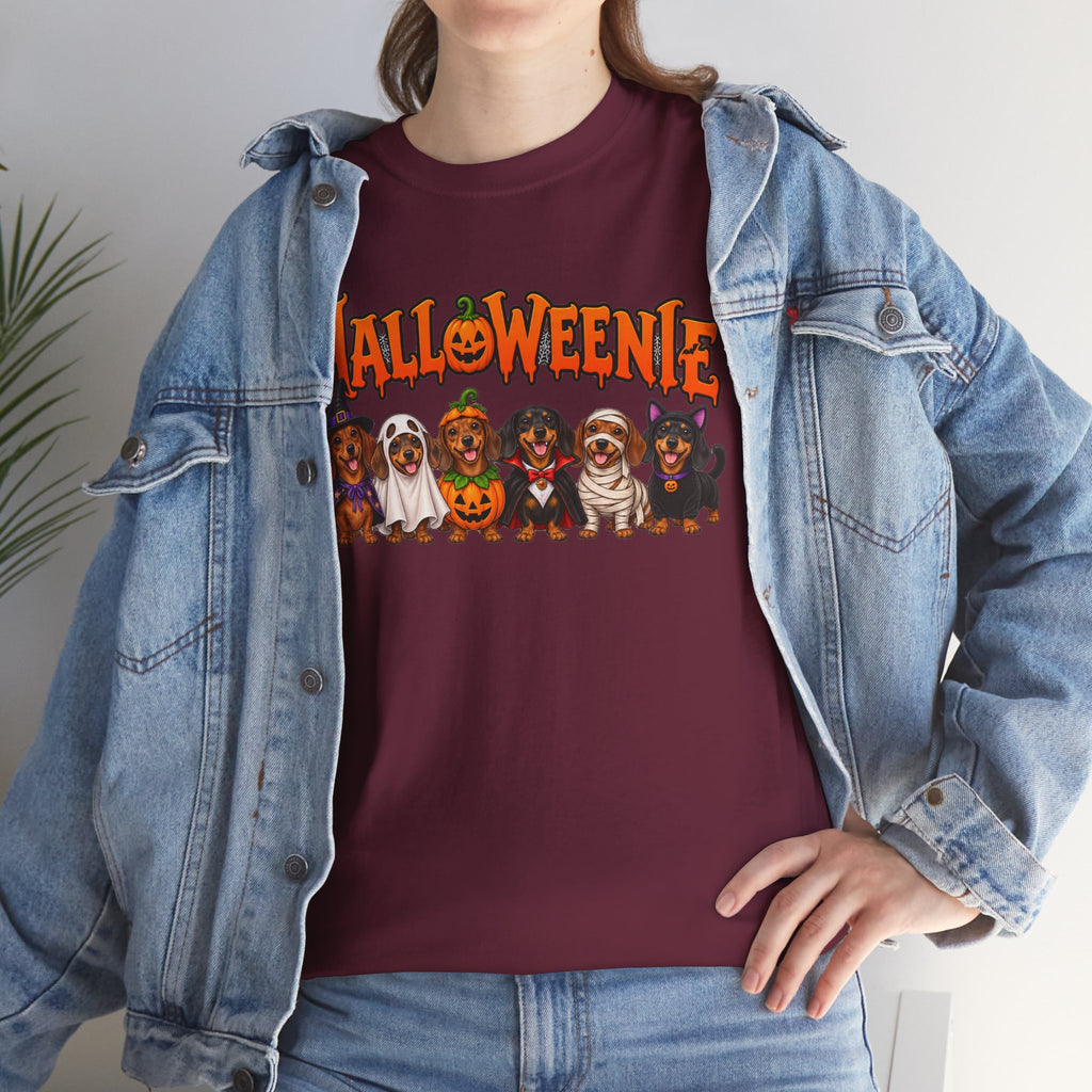 Halloweenie Dachshund T-Shirt | Halloween Dog Graphic