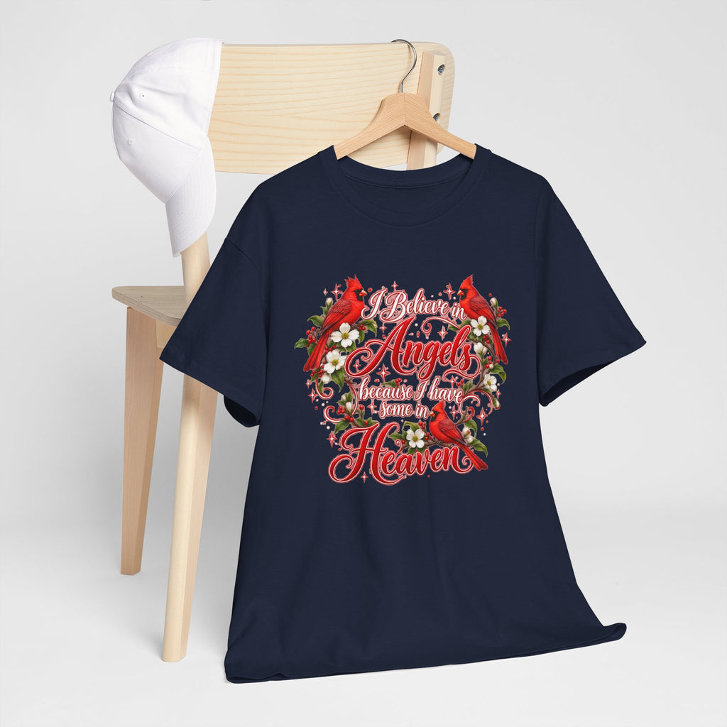 Angels from Heaven Cardinal Christmas T-Shirt