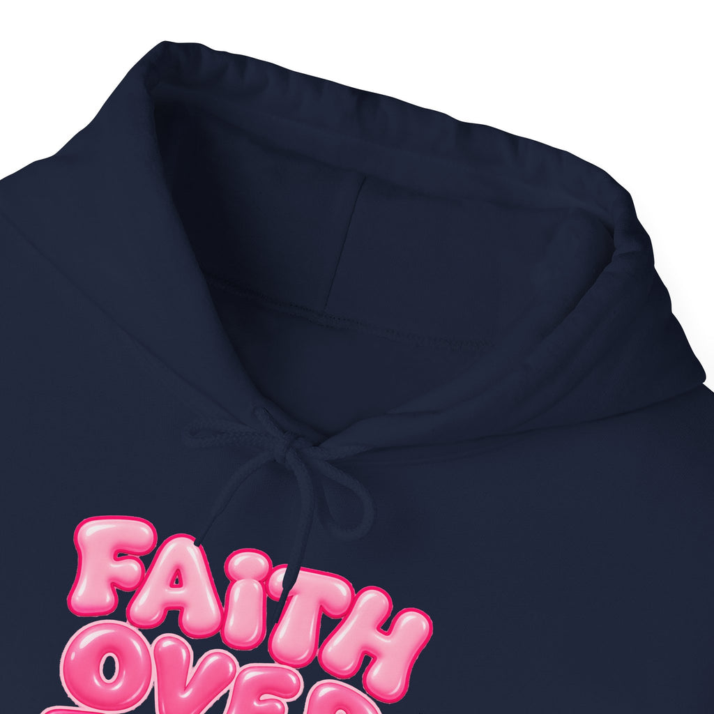 Faith Over Fear Inspirational Hoodie