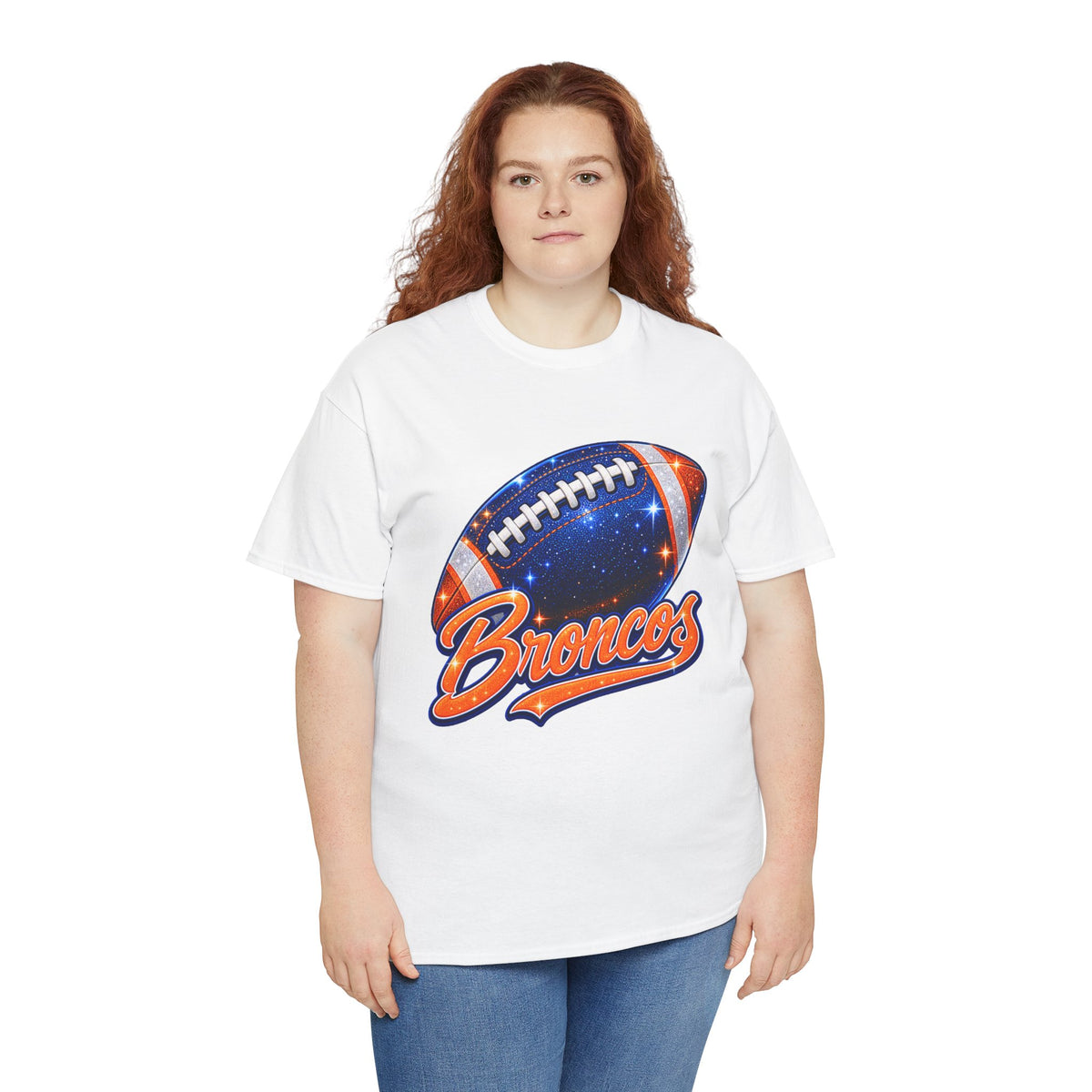 Broncos Football T-Shirt — Galaxy Football Graphic Tee