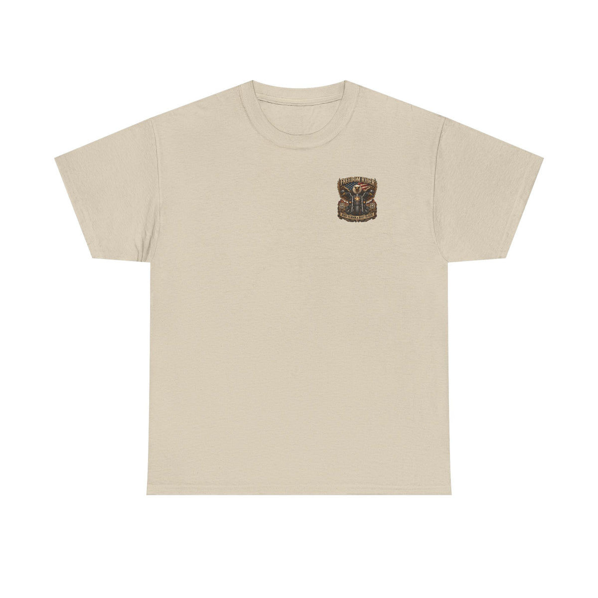 Freedom Rider Motorcycle T‑Shirt — Born to Roam Vintage Biker Tee