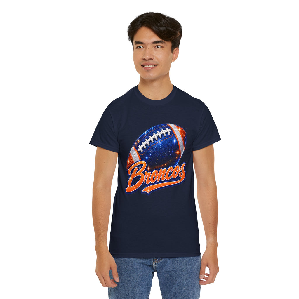 Broncos Football T-Shirt — Galaxy Football Graphic Tee