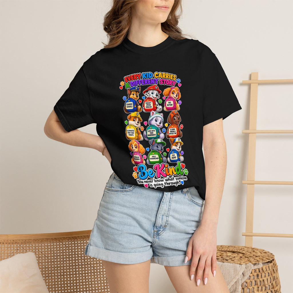 Be Kind Every Kid Carries Inspirational T-Shirt