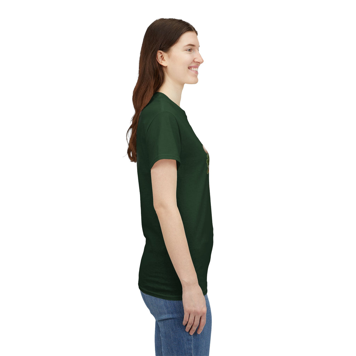 Merry Christmas Paw Prints Holiday Graphic Tee
