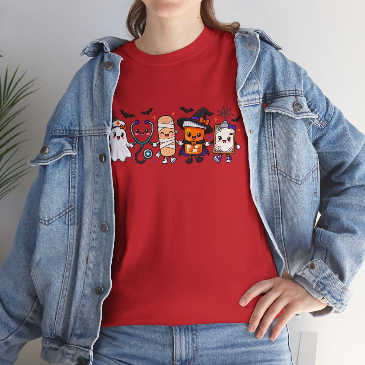 Halloween Candy Characters Tee — Cute Trick-or-Treat Ghosts & Candy Corn Shirt