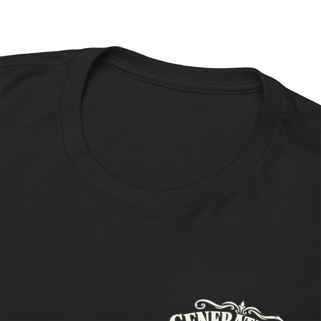 Generation X T‑Shirt — 'Stay Feral' Vintage Whiskey Label Tee (Born 1965–1980)