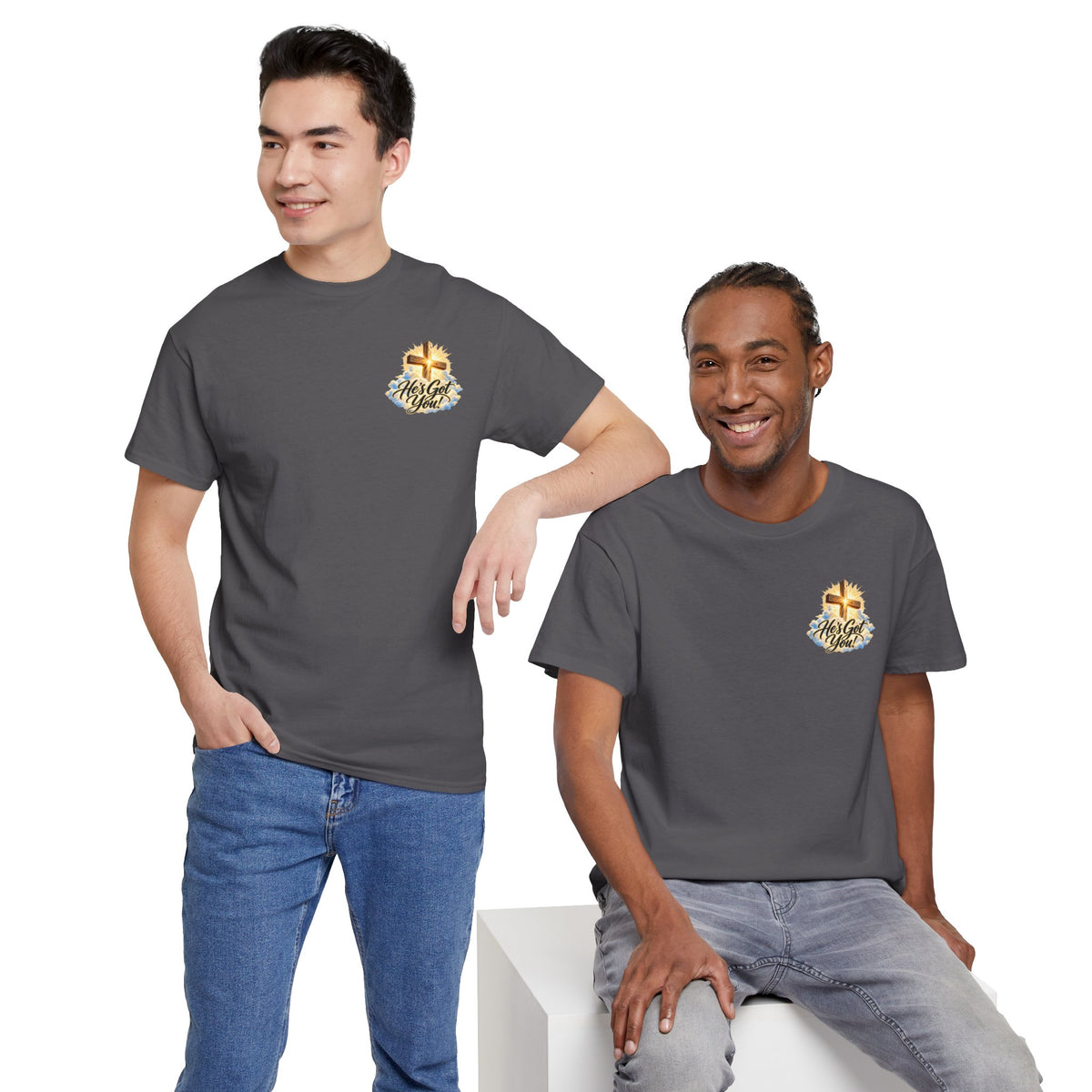 Don't Overthink It He's Got You Tee — Christian Cross Inspirational T‑Shirt